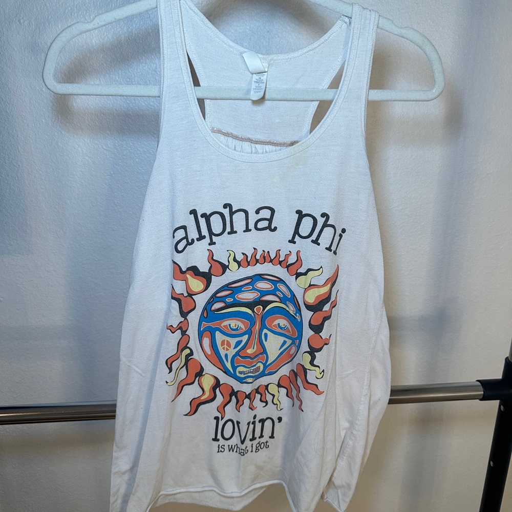 Alpha Phi Sublime Racerback Size P